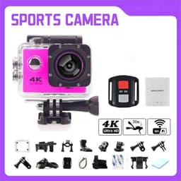 image-Action CamerasWirelessRemote Control 4k Waterproof Wifi Time-Lapse ShootingTrail Amera go pro Submersible Camera for Motorcycle