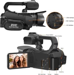 image-4K 60FPS Digital Video Camera 64MP Photography Youtube Vlog Camcorder For Live Stream Webcam 18X Zoom 4 Inch Rotate Touch Screen