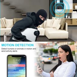 image-Alarm Clock Mini Camera 1080P HD APP Wifi Wireless IR Night Vision DVR Motion Detection Surveillance Security Recorder Monitor