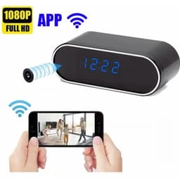 image-Alarm Clock Mini Camera 1080P HD APP Wifi Wireless IR Night Vision DVR Motion Detection Surveillance Security Recorder Monitor