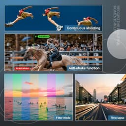 image-G-Anica Digital Camera, 4k&64MP Cameras for Photography ,Video Camera,40X zoom Camera for YouTube with Flash, WiFi & HDMI Output