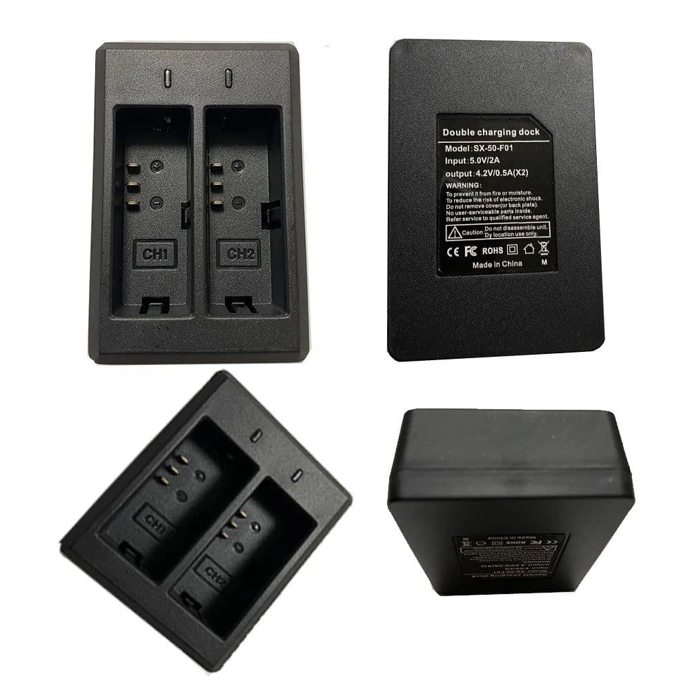 image-1050/1350 MAH Large Capacity Lithium Battery For Waterproof Sport Camera Action Camera Battery Life 1-3 Hours