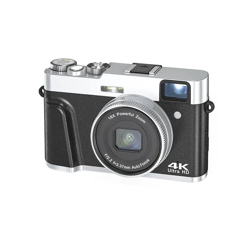 image-4K Digital Camera Auto Focus 48MP Vlogging Camera for YouTube and Anti-Shake Video Camera Autofocus with Viewfinder Flash & Dial