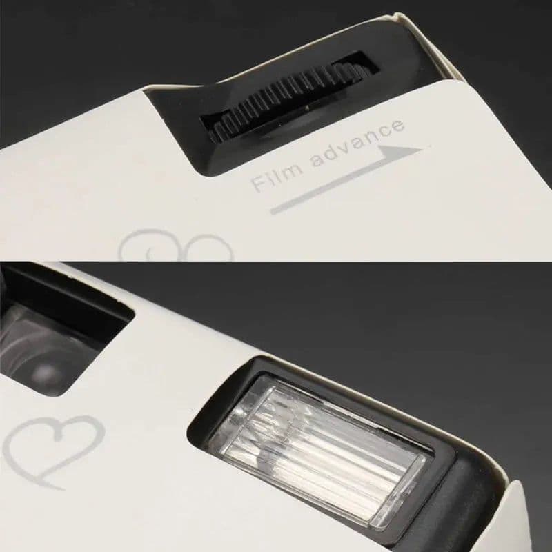 image-Disposable Camera Wedding 35mm Single Use Film Camera with Flash One Time Use Camera for Travel Camp Party Christmas Gifts