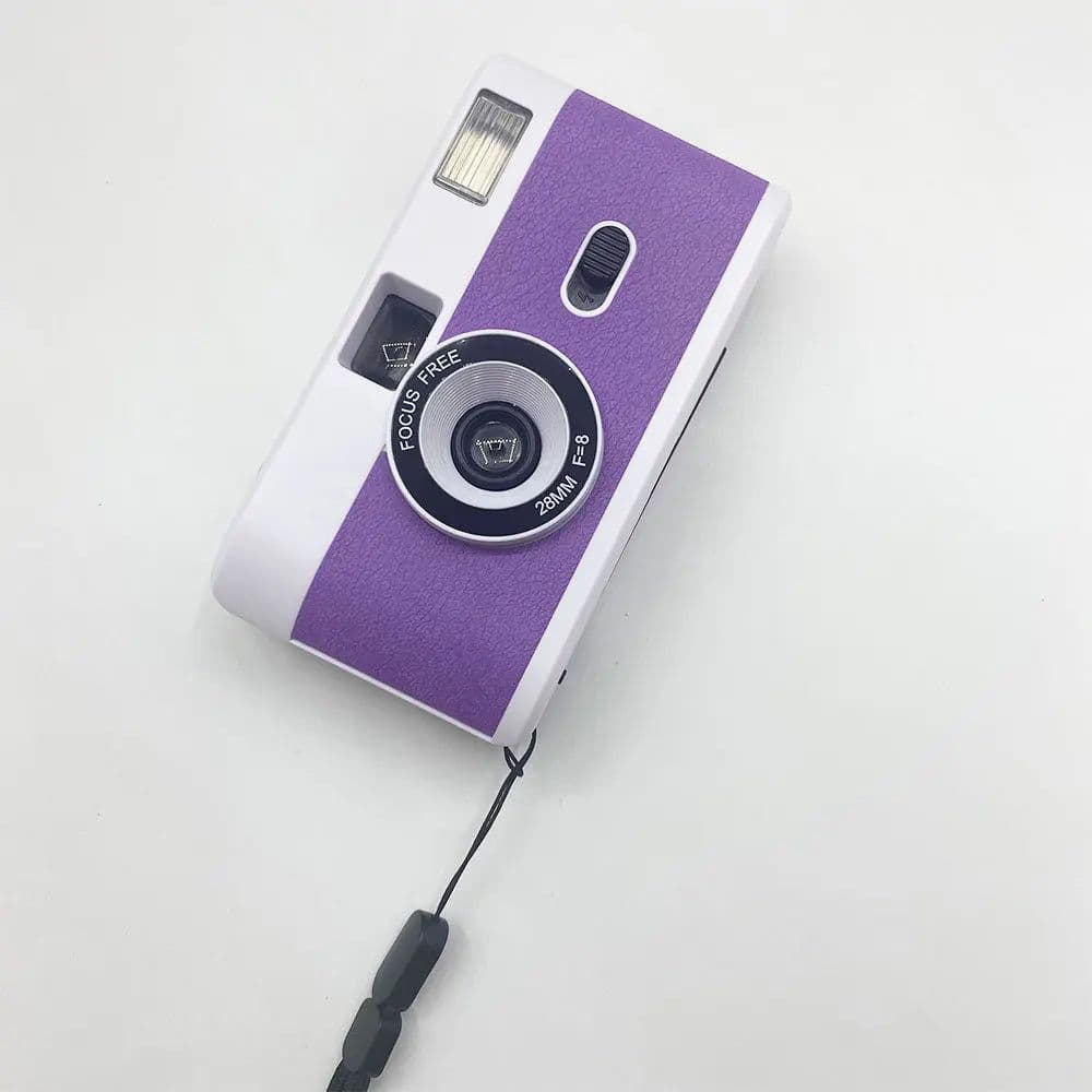 image-Reusable Film Camera 35mm Vintage Non-Disposable Camera with flash Retro Children Gift Camera
