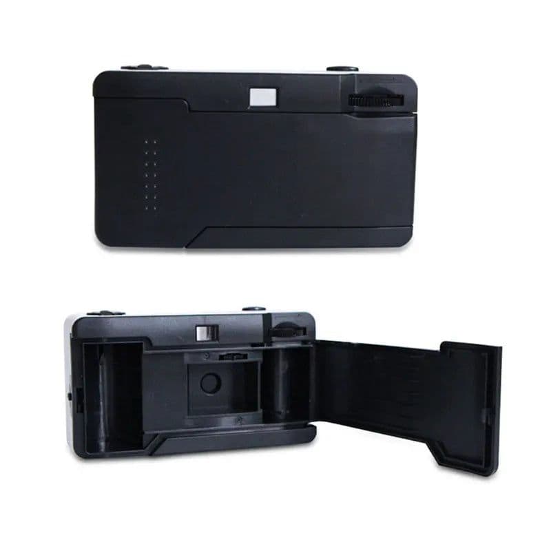 image-Reusable Film Camera 35mm Vintage Non-Disposable Camera with flash Retro Children Gift Camera