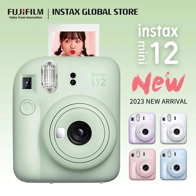 image-Genuine Orignial Fujifilm Instax Mini 12 Film Instant Camera with Instax Mini Film Photo Paper New Arrival
