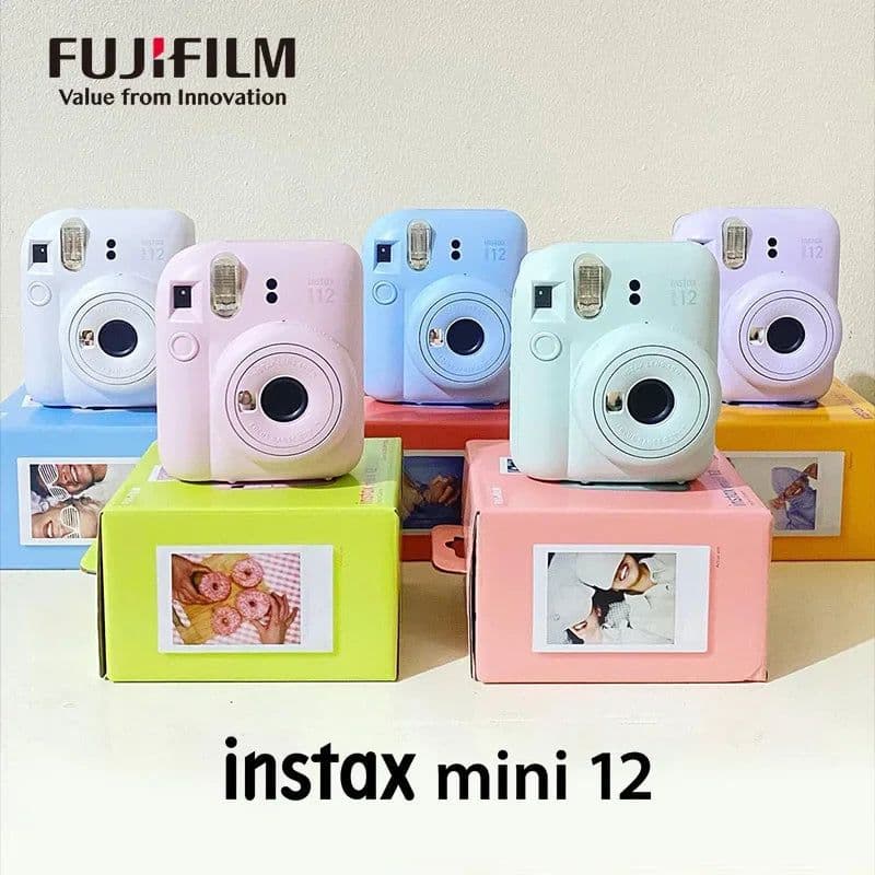 image-Genuine Orignial Fujifilm Instax Mini 12 Film Instant Camera with Instax Mini Film Photo Paper New Arrival
