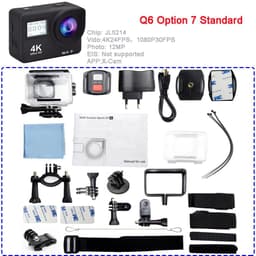 image-Q6S Action Camera Ultra HD 4K/60fps 24MP WiFi 2" IPS Screen170D Underwater 30M Anti-Shake With Sony 386 Lens Helmet Video Camera