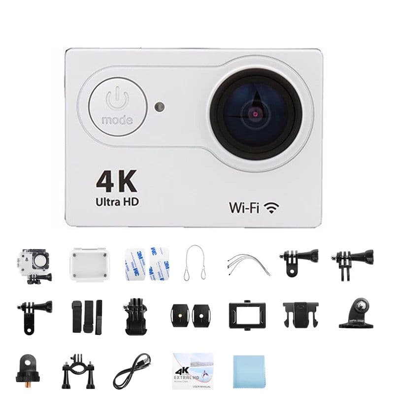image-Original Ultra HD 4K Action Camera 1080P/30fps WiFi 2.0-inch Screen 170D Waterproof Underwater Helmet GO Recording Cameras Pro