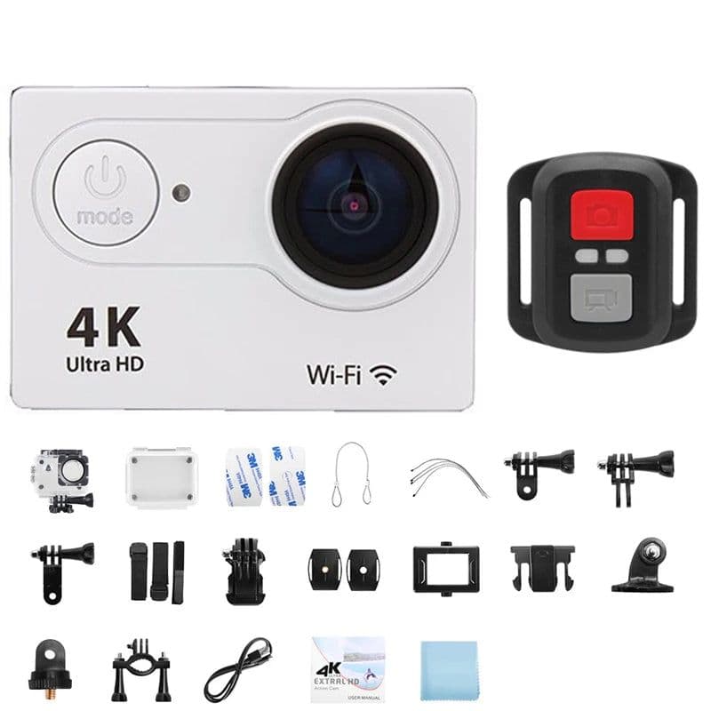 image-Original Ultra HD 4K Action Camera 1080P/30fps WiFi 2.0-inch Screen 170D Waterproof Underwater Helmet GO Recording Cameras Pro