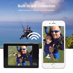 image-Original Ultra HD 4K Action Camera 1080P/30fps WiFi 2.0-inch Screen 170D Waterproof Underwater Helmet GO Recording Cameras Pro