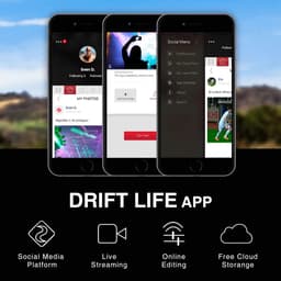image-Drift Ghost 4k Plus Action Camera HD Motorcycle Bicycle Bike Body Worn Helmet Sport Cam with Wifi App Control 1950mAh Battery