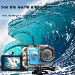 image-Action Camera 4k30fps Wifi anti-shake Waterproof Outdoor Subminiature Mini Stabilized Bicycle Cam Camera Motorcycle Helmet
