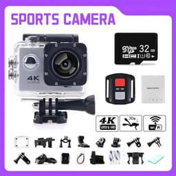 image-Action Camera 4k30fps Wifi anti-shake Waterproof Outdoor Subminiature Mini Stabilized Bicycle Cam Camera Motorcycle Helmet