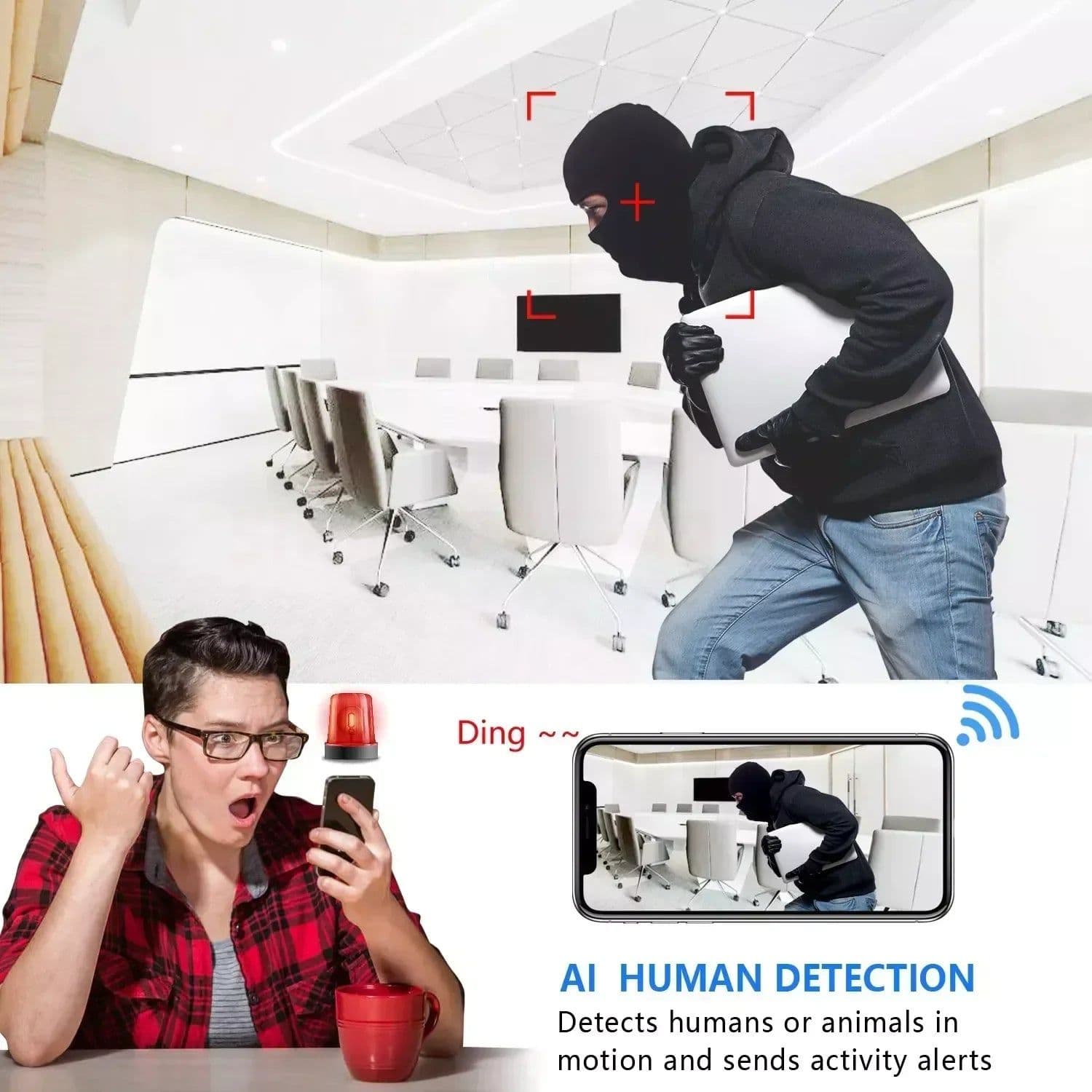 image-Mini HD 1080P WIFI Camera Built-in Battery IR Night Vision Body Cam IP Remote Monitoring Video Voice Camcorder Cam