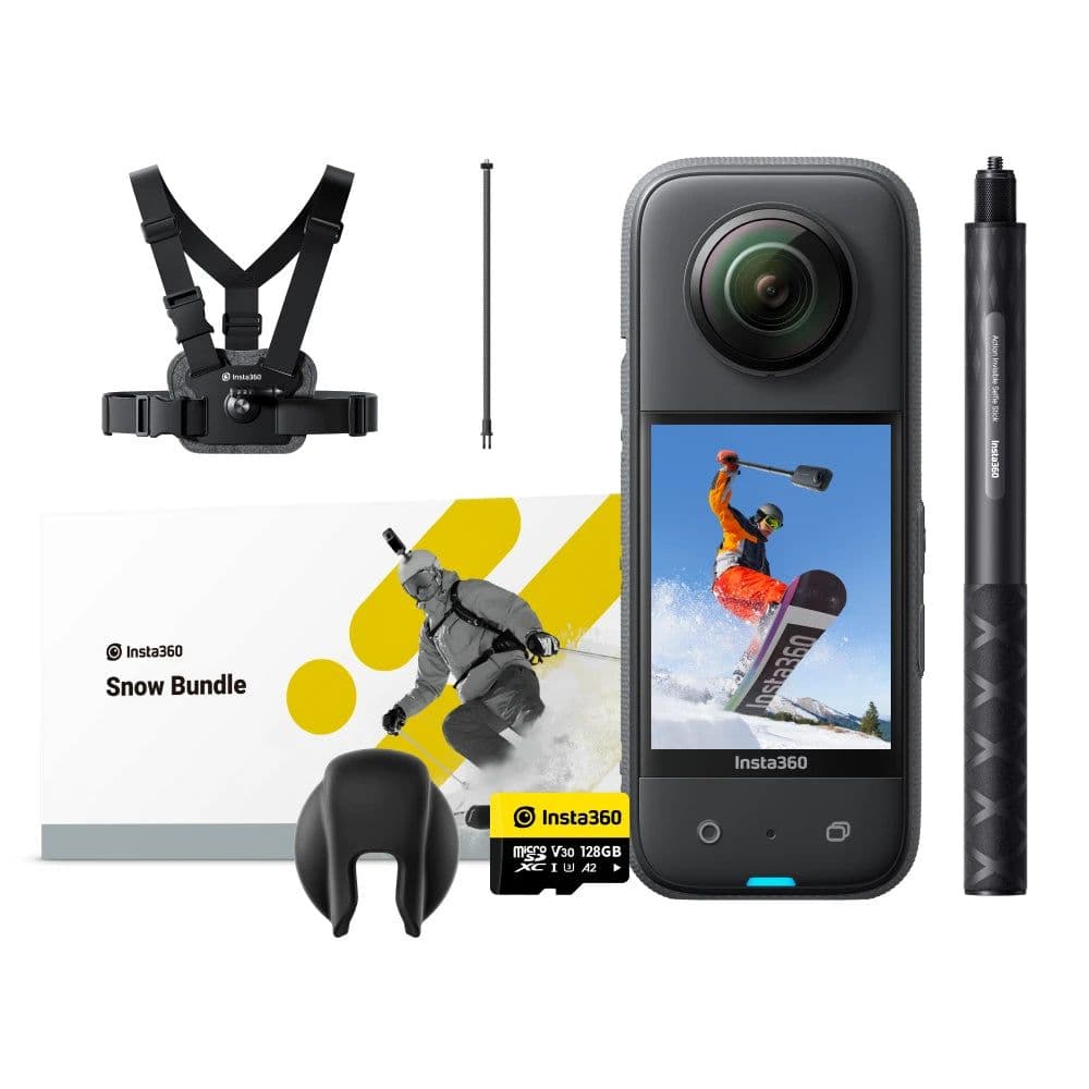 image-Insta360 X3 - NEW 5.7K 360 Action Camera, 72MP Photos, Waterproof and Rugged, 4K Single-Lens Mode