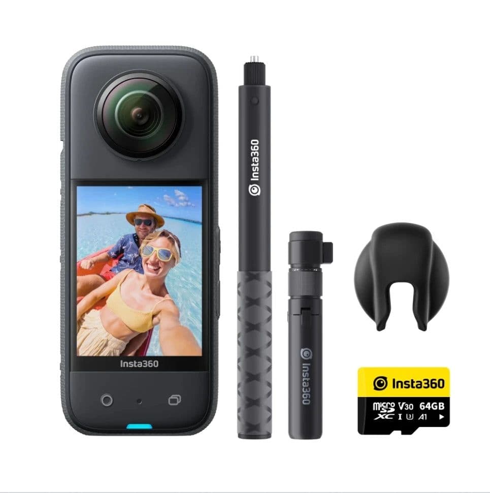 image-Insta360 X3 - NEW 5.7K 360 Action Camera, 72MP Photos, Waterproof and Rugged, 4K Single-Lens Mode