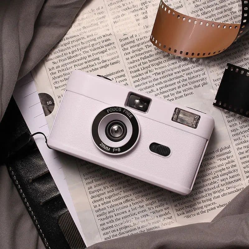image-Non Disposable Reusable Camera 35 MM, Flash Reusable Retro Camaras de Pelicula, Vintage Lomo 35MM Film Camera For Kodak Film