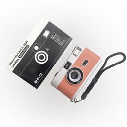 image-Non Disposable Reusable Camera 35 MM, Flash Reusable Retro Camaras de Pelicula, Vintage Lomo 35MM Film Camera For Kodak Film