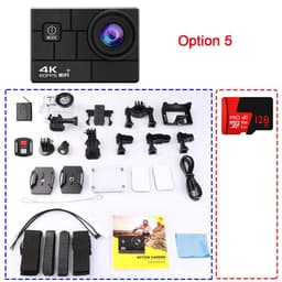 image-Ultra HD 4K/60fps 24MP DVR WiFi 2" 170D Underwater 30M Helmet Vedio Sport Anti-Shake Action Camera With Sony 386 Fisheye Lens