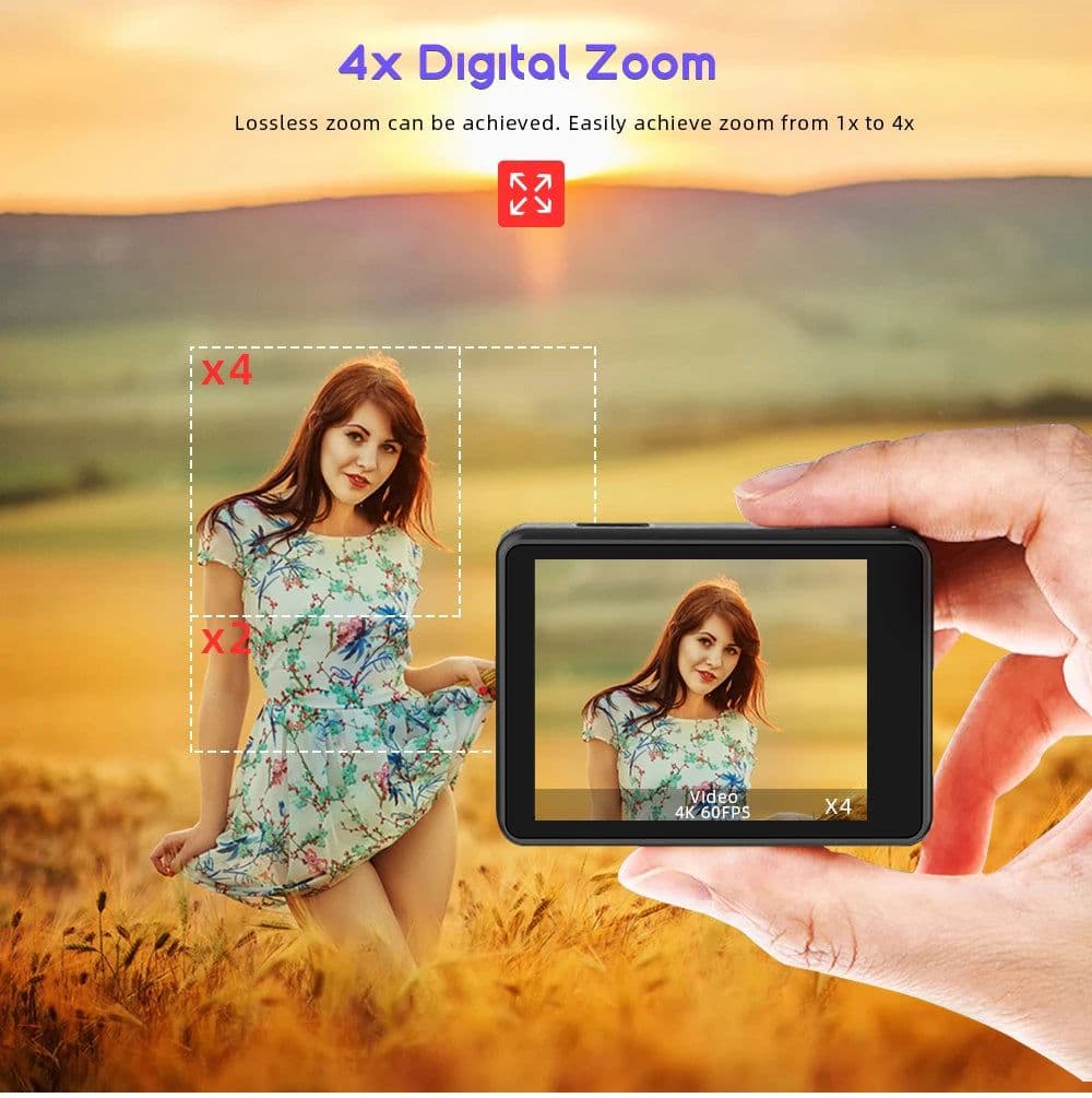 image-Ultra HD 4K/60fps 24MP DVR WiFi 2" 170D Underwater 30M Helmet Vedio Sport Anti-Shake Action Camera With Sony 386 Fisheye Lens