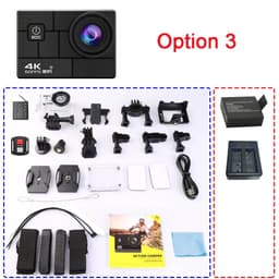 image-Ultra HD 4K/60fps 24MP DVR WiFi 2" 170D Underwater 30M Helmet Vedio Sport Anti-Shake Action Camera With Sony 386 Fisheye Lens