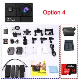 image-Ultra HD 4K/60fps 24MP DVR WiFi 2" 170D Underwater 30M Helmet Vedio Sport Anti-Shake Action Camera With Sony 386 Fisheye Lens