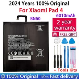 image-100% Original High Quality BN60 BN80 BN4E For Xiao Mi Tablet Battery For Xiaomi Pad4 Pad 4 Plus Mipad4 Mipad 4 5 Plus Batteries