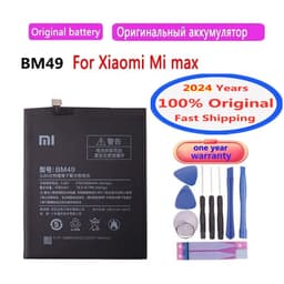 image-2024 Years Xiao mi BM49 BM50 BM51 100% Original Battery For Xiaomi Mi Max 2 3 Max2 Max3 Mobile Phone Replacement Battery Bateria