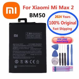 image-2024 Years Xiao mi BM49 BM50 BM51 100% Original Battery For Xiaomi Mi Max 2 3 Max2 Max3 Mobile Phone Replacement Battery Bateria
