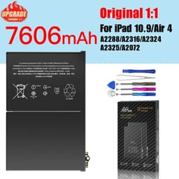 image-PINZHENG Tablet Battery For iPad 6 Air 2 A1566 For iPad 5 Air 1 A1474 A1475 A1893 10.2 Mini 2 3 4 5 Pro 9.7 10.5 11 12.9 Battery