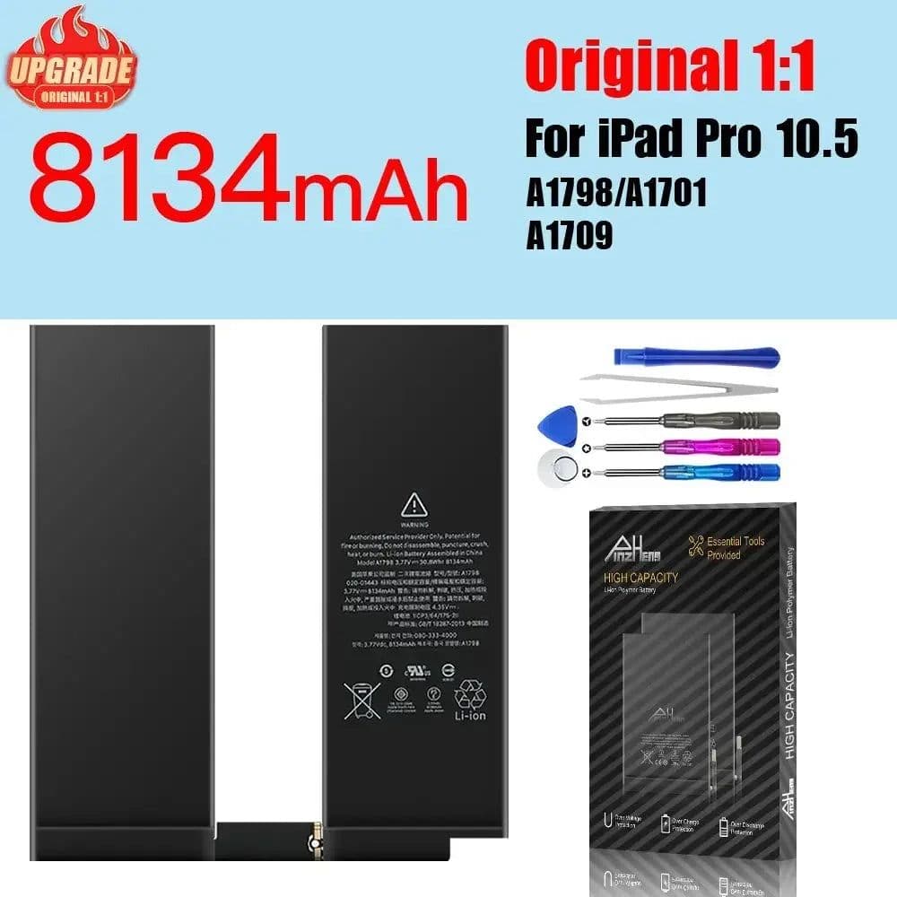 image-PINZHENG Tablet Battery For iPad 6 Air 2 A1566 For iPad 5 Air 1 A1474 A1475 A1893 10.2 Mini 2 3 4 5 Pro 9.7 10.5 11 12.9 Battery