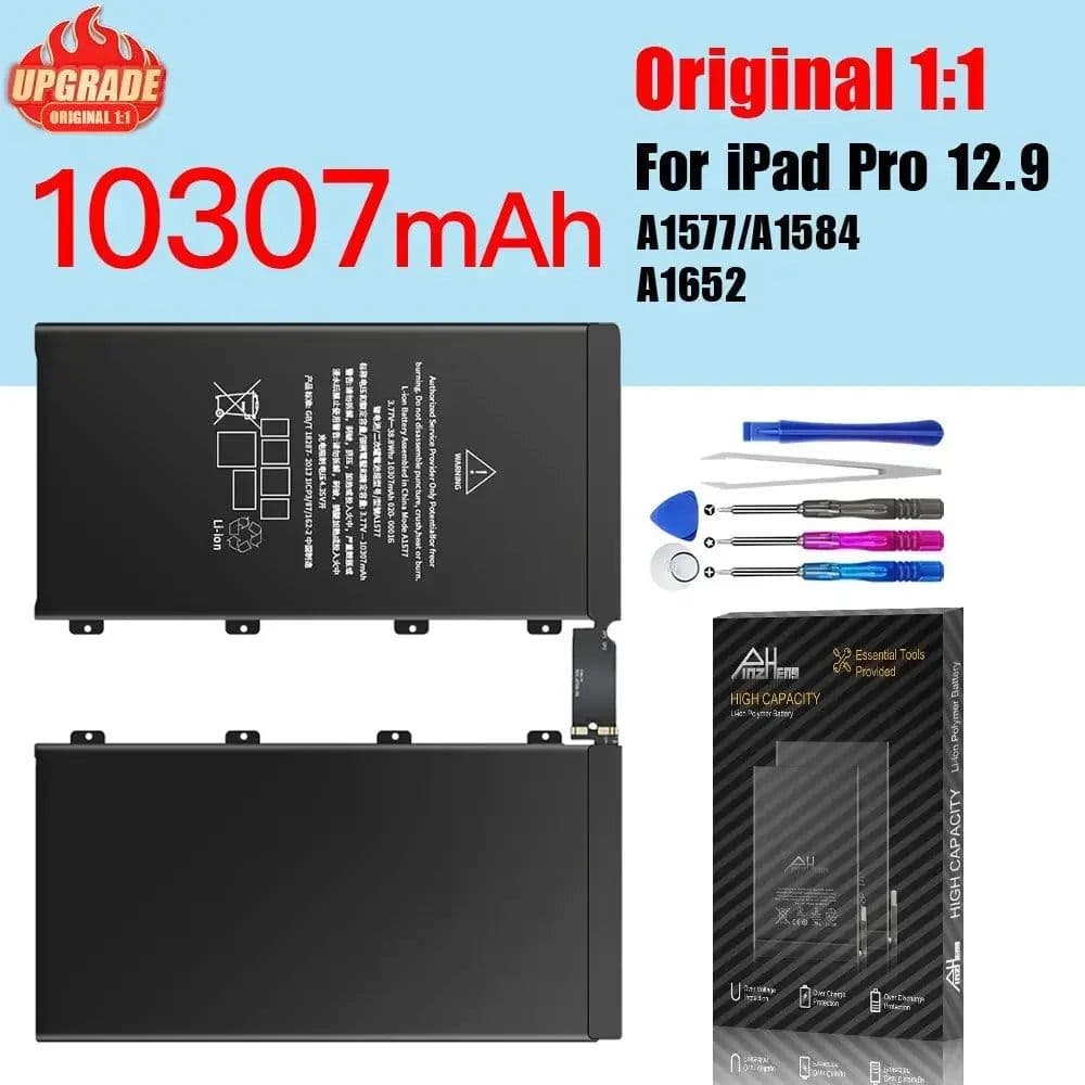 image-PINZHENG Tablet Battery For iPad 6 Air 2 A1566 For iPad 5 Air 1 A1474 A1475 A1893 10.2 Mini 2 3 4 5 Pro 9.7 10.5 11 12.9 Battery