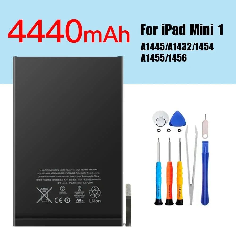 image-PINZHENG Tablet Battery For iPad 6 Air 2 A1566 For iPad 5 Air 1 A1474 A1475 A1893 10.2 Mini 2 3 4 5 Pro 9.7 10.5 11 12.9 Battery
