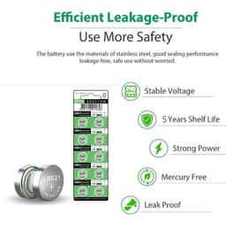 image-5-50PCS LR521 AG0 Button Batteries SR521SW 379A 379 179 D379 SR63 1.5V Alkaline Button Cell Battery for Calculators Watches Toy