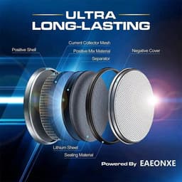 image-2-50PCS 240mAh CR2032 5004LC CR 2032 3V Lithium Coin Cell Battery, Watch Toys Electronics Car Key Button Batteries Long Lasting
