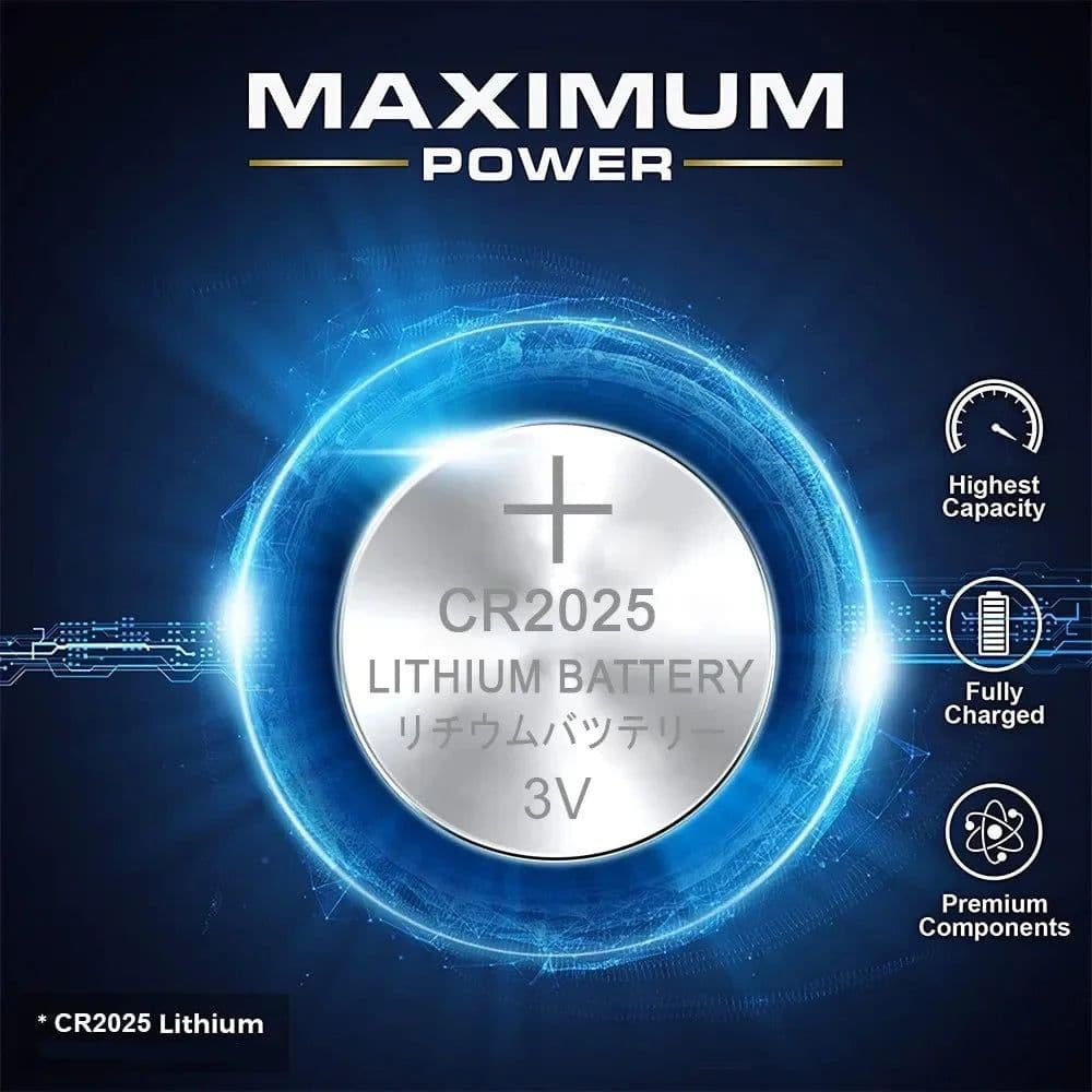 image-2-50PCS 240mAh CR2032 5004LC CR 2032 3V Lithium Coin Cell Battery, Watch Toys Electronics Car Key Button Batteries Long Lasting