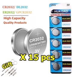 image-2-50PCS 240mAh CR2032 5004LC CR 2032 3V Lithium Coin Cell Battery, Watch Toys Electronics Car Key Button Batteries Long Lasting