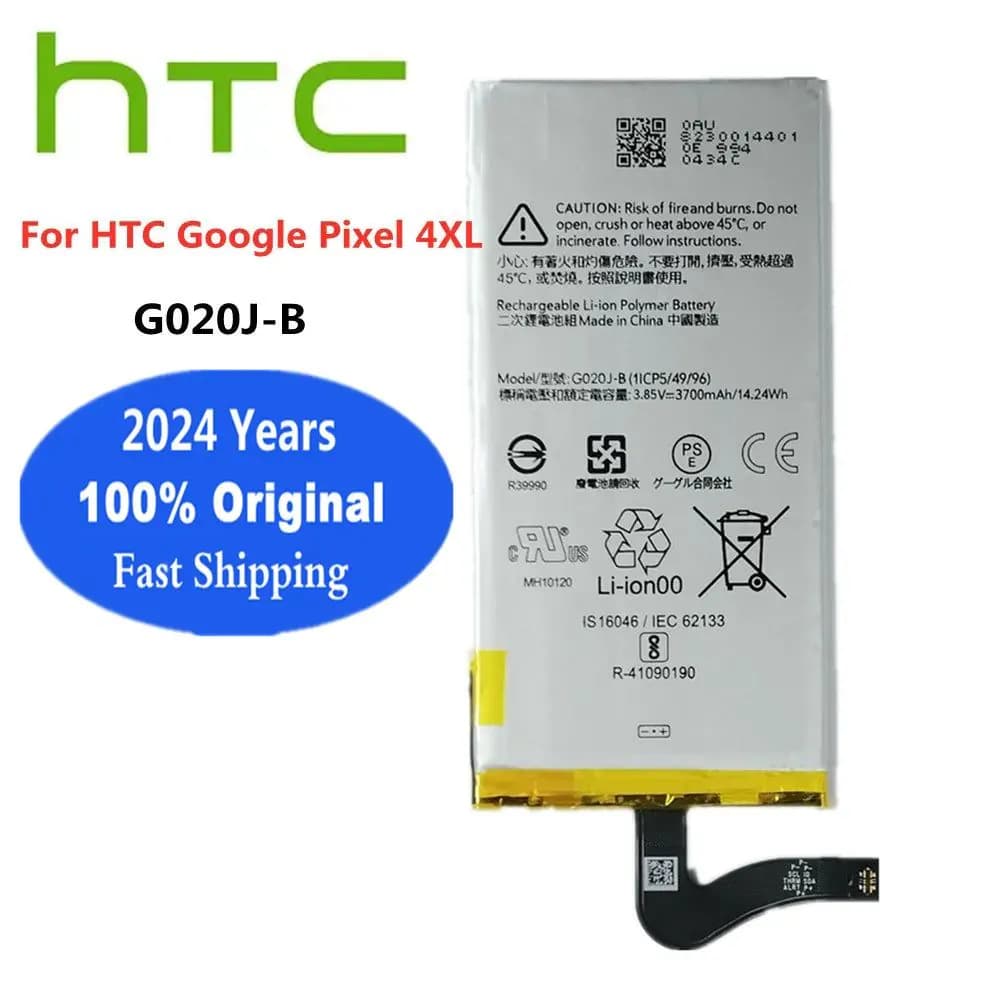 image-2024 Years 3700mAh G020J-B Original Phone Battery For HTC Google Pixel 4 XL 4XL Pixel4 XL Battery Bateria Batteries + Tools