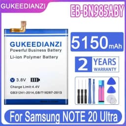 image-GUKEEDIANZI Replacement Battery EB-BN985ABY 5150mAh for Samsung NOTE 20 Ultra 20ultra