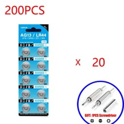 image-40-200PCS AG13 LR44 Alkaline Battery A76 357 357A LR1154 SR44 1.55V For Watch Calculator Car Key Remote Clock Button Coin Cell