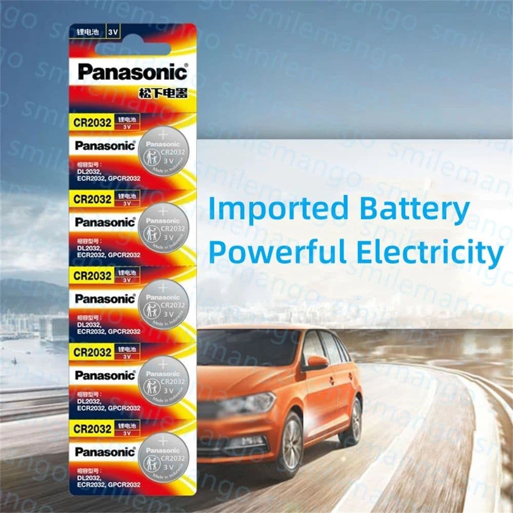 image-Original Panasonic 2-50PCS CR2032 3V Lithium Battery DL2032 BR2032 5004LC 2032 for watch, toys, car key, Calculator +screwdriver