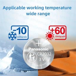 image-Original Panasonic 2-50PCS CR2032 3V Lithium Battery DL2032 BR2032 5004LC 2032 for watch, toys, car key, Calculator +screwdriver