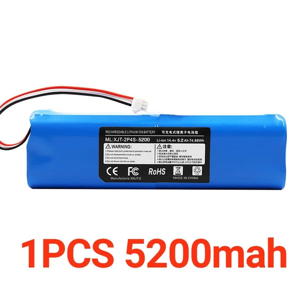 image-Original Genuine 12800mAh For XiaoMi Lydsto R1 Rechargeable Li-ion Battery Robot Vacuum Cleaner R1 Battery Pack with Capacity