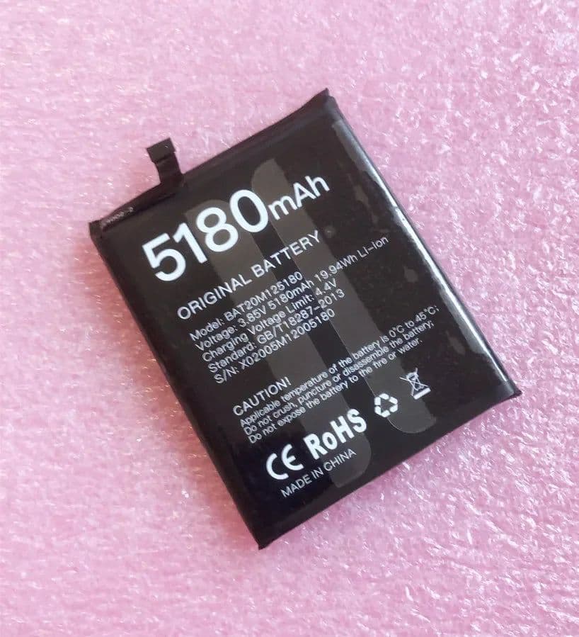 image-Battery for Doogee S58 Pro Original Batteria 5180mAh with Tracking Number Cell Phone Accessories