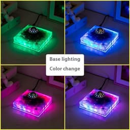 image-Levitating UFO Color Galaxy Lamp Magnetic Suspension UFO Star Light Creative Gift Decoration Home Decor