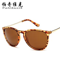 image-Trendy Korean Semi-Metal Toad Sunglasses Black 4171