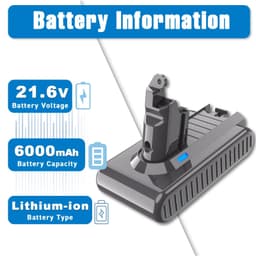 image-21.6V Batterie for Dyson V6 V7 V8 Series SV12 DC62 SV11 sv10 Handheld Vacuum Cleaner battery Rechargeable Battery V8 Fluffy YH5