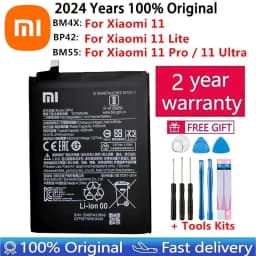 image-2024 Years Original Battery BP42 BM4X BM55 For Xiaomi Mi 11 Mi11 Lite / Xiaomi11 / Xiaomi11 Pro / Xiaomi11 Ultra Phone Batteries